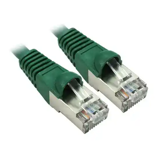 Progressive Robot 0.25m Cat6a LSZH RJ45 Green Moulded Snagless Ethernet Cable